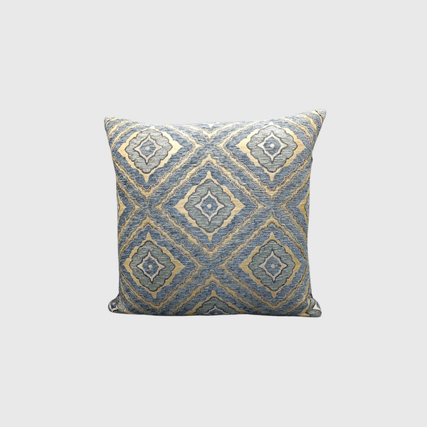 Jacquard Diamond Cushion Cover (Grey)