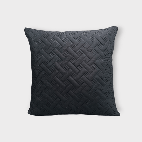 Ultra-Sonic Velvet Cushion Cover (Black)