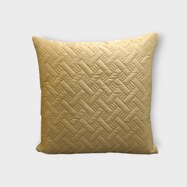 Ultra-Sonic Velvet Cushion Cover (White Gold)